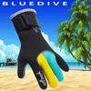 3MM Wetsuit Gloves Neoprene Scuba Diving Gloves Surfing Snorkeling Swimming Gloves for Men Women, Adjustable Stretchy Thermal Anti Slip Dive Water Gloves for Spearfishing Rafting Kayaking Paddling view 3