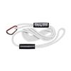 Boat Throw Rope- Double Braided Nylon Rope, Stitched Loops and Floats by Boat Lines and Dock Ties (White Hook and Loop, 25 feet) view 1