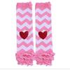 1st Valentine's Day Outfit for Baby Girls Romper Tutu Skirt Leg Warmers Headband Soft Clothing Set Photoshoot Playwear Casual my 1st Valentine's Day Heart 6-12 Months view 4