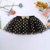 Hansber Girls 2 Pcs Shiny Birthday Princess Outfit Racer Back Top with Tutu Skirts Party Dress-up Long Black 2-3 view 4