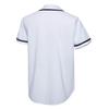 EALER BJ80 Series Mens Baseball Jersey Button Down Shirts Short Sleeve Hipster Hip Hop Sports Uniforms White view 2