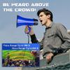 MyMealivos Portable Megaphone Bullhorn 20 Watt Power Megaphone Speaker Voice and Siren/Alarm Modes with Volume Control and Strap (Blue) view 2