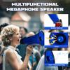 MyMealivos Portable Megaphone Bullhorn 20 Watt Power Megaphone Speaker Voice and Siren/Alarm Modes with Volume Control and Strap (Blue) view 3