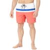 Nautica 8" Color-Block Swim Shorts Seaside Red 2XL view 1