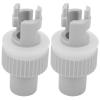 2Pcs Air Valve Connector Adapter,Kayak Inflatable Hose Converter Boat Foot Pump Hose Adapter Rowing Boats Accessories for Inflatable Boat Fishing Kayak