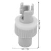 2Pcs Air Valve Connector Adapter,Kayak Inflatable Hose Converter Boat Foot Pump Hose Adapter Rowing Boats Accessories for Inflatable Boat Fishing Kayak view 4