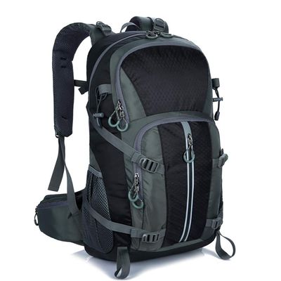 Garloben 40L Hiking Backpack, Waterproof Men Women Outdoor Travel Backpack for Trekking, Camping, Walking with Rain Cover (Black)