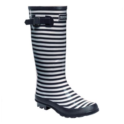 Regatta Women's Lady Fairweather Rain Boot, Navy/RebelRed, 3 UK