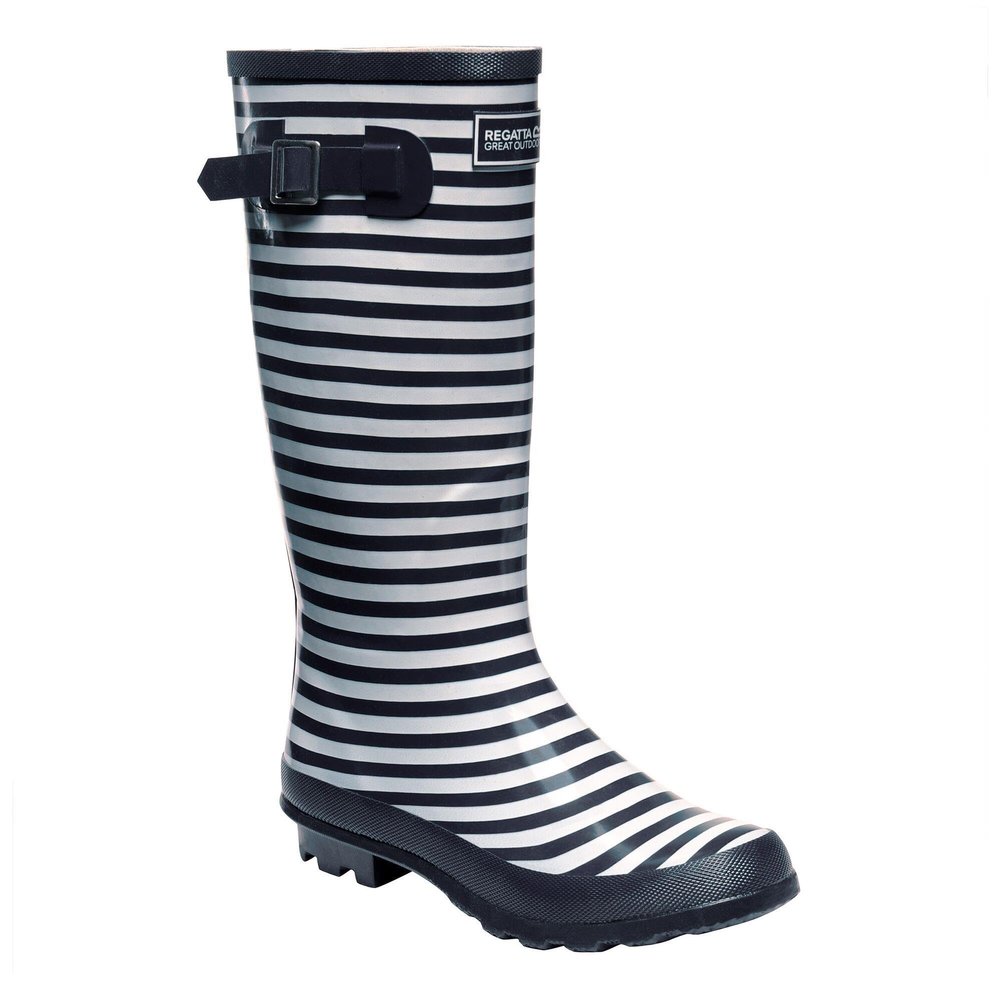 Regatta Women's Lady Fairweather Rain Boot, Navy/RebelRed, 3 UK
