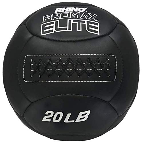 HappyHealth 20 lbs Rhino Promax Elite Medicine Ball44; Black
