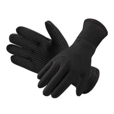 3MM Wetsuit Gloves Neoprene Scuba Diving Gloves Surfing Snorkeling Swimming Gloves for Men Women, Adjustable Stretchy Thermal Anti Slip Dive Water Gloves for Spearfishing Rafting Kayaking Paddling