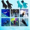 3MM Wetsuit Gloves Neoprene Scuba Diving Gloves Surfing Snorkeling Swimming Gloves for Men Women, Adjustable Stretchy Thermal Anti Slip Dive Water Gloves for Spearfishing Rafting Kayaking Paddling view 2