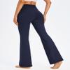 AFITNE Yoga Pants for Women Bootcut Pants with Pockets High Waisted Flare Workout Bootleg Yoga Pants Flared Long Athletic Gym Pants Navy Blue - XS view 4