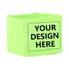TOPTIE 50 PCS Personalized Soccer Football Captain Armband, Custom Reflective Wristband for Runners-Neongreen-Custom Your Size view 1