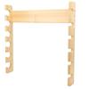Alomejor Fishing Rod Rack Fishing Rod Holder Fishing Pole Bracket Wall?Mounted 6 Position Fishing Pole Stand view 2