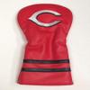 MLB Cincinnati Reds Golf Vintage Driver Head Cover Red/Black view 1