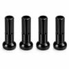 Aluminum Alloy Spoke Nipples, and Stylish Aluminum Alloy Spoke Nipples for Bicycles,Wheel Spoke End Tips,14x6mm Black end Tips for 100pc Set,for Mountain Bikes,Road Bikes,ci view 1