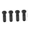Aluminum Alloy Spoke Nipples, and Stylish Aluminum Alloy Spoke Nipples for Bicycles,Wheel Spoke End Tips,14x6mm Black end Tips for 100pc Set,for Mountain Bikes,Road Bikes,ci view 3