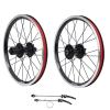 16 inch wheel, mountain wheel set 305 disc brake 11-speed 6-nail bearing Compatible with V-brake(black) view 1