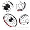 16 inch wheel, mountain wheel set 305 disc brake 11-speed 6-nail bearing Compatible with V-brake(black) view 3