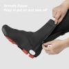 ROCKBROS Cycling Shoe Covers Warm Bike Shoe Cover Warmer Water Resistant Windproof Bicycle Overshoes for Mountain Road Bike Shoes XL Black view 4