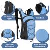 Gelindo Water Backpack Hiking Hydration Pack, Insulated Hydration Backpacks with 2L BPA Free Water Bladder for Men, Women, for Running, Cycling, Camping, Walking and Outdoor-SkyBlue view 3