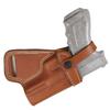 YT HOBBY Real Handmade Leather Small of Back SOB Gun Holster with Retention Strap (Brown - Right Hand, for Glock 17/22/31/37) view 2