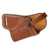 YT HOBBY Real Handmade Leather Small of Back SOB Gun Holster with Retention Strap (Brown - Right Hand, for Glock 17/22/31/37) view 3