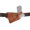 YT HOBBY Real Handmade Leather Small of Back SOB Gun Holster with Retention Strap (Brown - Right Hand, for Glock 17/22/31/37) view 4