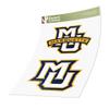 Desert Cactus Marquette University Sticker Golden Eagles MU Vinyl Decal Laptop Water Bottle Car Scrapbook (4 Inch Set V1) view 3
