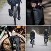 BBB Cycling StackPack Waterproof Dry Bag Bikepacking Dry Roll Top Closure Lightweight Carrying Rack Included BSB-145,Black view 2