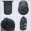 BBB Cycling StackPack Waterproof Dry Bag Bikepacking Dry Roll Top Closure Lightweight Carrying Rack Included BSB-145,Black view 4