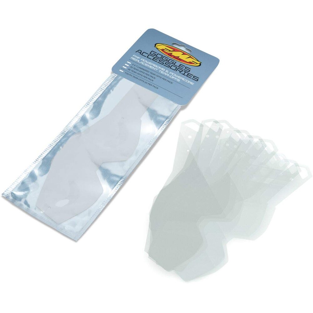 FMF POWERBOMB/POWERCORE Standard Tear-Offs - 20 pk