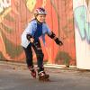 FILA J-One Adjustable Kids Inline Skates - Secure Fit for Growing Feet, Ideal for Boys and Girls, Black/Red, Medium - Big Kid 1-4 view 3