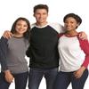 Next Level Unisex Triblend Three-Quarter Sleeve Raglan, 3XL view 4