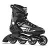 FILA Legacy Comp Inline Fitness Skates for Men and Women- Air Flow Technology, Lightweight Composite Frame, 80mm Wheels, ABEC-5 Bearings - Black/Grey, Men 8 view 1
