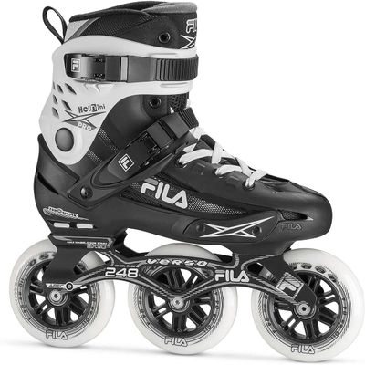 FILA Houdini Pro 110MM 3 Wheel Inline Skates for Men and Women High-Performance Fitness Skates with Anatomical Padding, 3 x 110mm Wheels, and ABEC 9 Bearings - Men 7.5 / Women 8.5