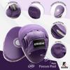 Kruzak Plain Focus Mitts and Boxing Gloves Set for Kickboxing and Muay Thai MMA Training - Fitness Kit with Punching Pads for Martial Arts and Karate - Purple - 8oz view 3
