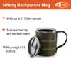 GSI Outdoors 75283 Infinity Backpacker Mug Green view 3