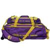 Vise Three Ball Tote Roller Bowling Bag with Shoe Pouch Purple Yellow view 1