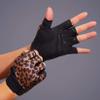ZEROFIRE Workout Gloves for Women Men - Weight Lifting Gloves with Full Palm Protection & Extra Grip for Women Gym, Weightlifting, Weight Lift, Rowing, Exercise, Sport, Cycling.Leopard-Small view 2