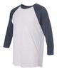 Next Level Unisex Triblend Three-Quarter Sleeve Raglan, 3XL view 3