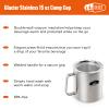 GSI Outdoors 63250 Glacier Stainless Insulated Thermal Cup - 15 Oz view 2