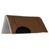 MUSTANG Canvas Fleece Bottom Pony Pad Brown view 3