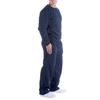 Facitisu Mens Sweatpants Fleece Athletic Open Bottom Workout Pants with Pocket Baggy Drawstring Sweats Pants Gym Joggers Navy 3X-Large view 3