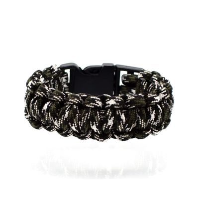 BDM - Pulsera de Paracord supervivencia de Color Azul paracaidas - Modelo 2