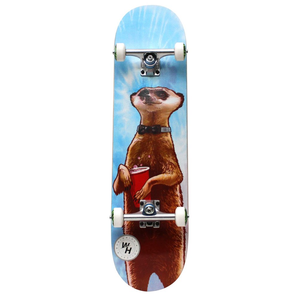 Holiday Party Animals Meerkat Complete Skateboard for Beginners Kids Teens Adults