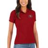 Antigua Women's Scarlet San Francisco 49ers Legacy Pique Polo view 1