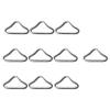 BESPORTBLE Triangle Ring Buckle, 30Pcs Metal Loop V-Rings for Straps, Trampoline, Bags, Package, Mat Accessories view 1