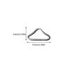 BESPORTBLE Triangle Ring Buckle, 30Pcs Metal Loop V-Rings for Straps, Trampoline, Bags, Package, Mat Accessories view 2